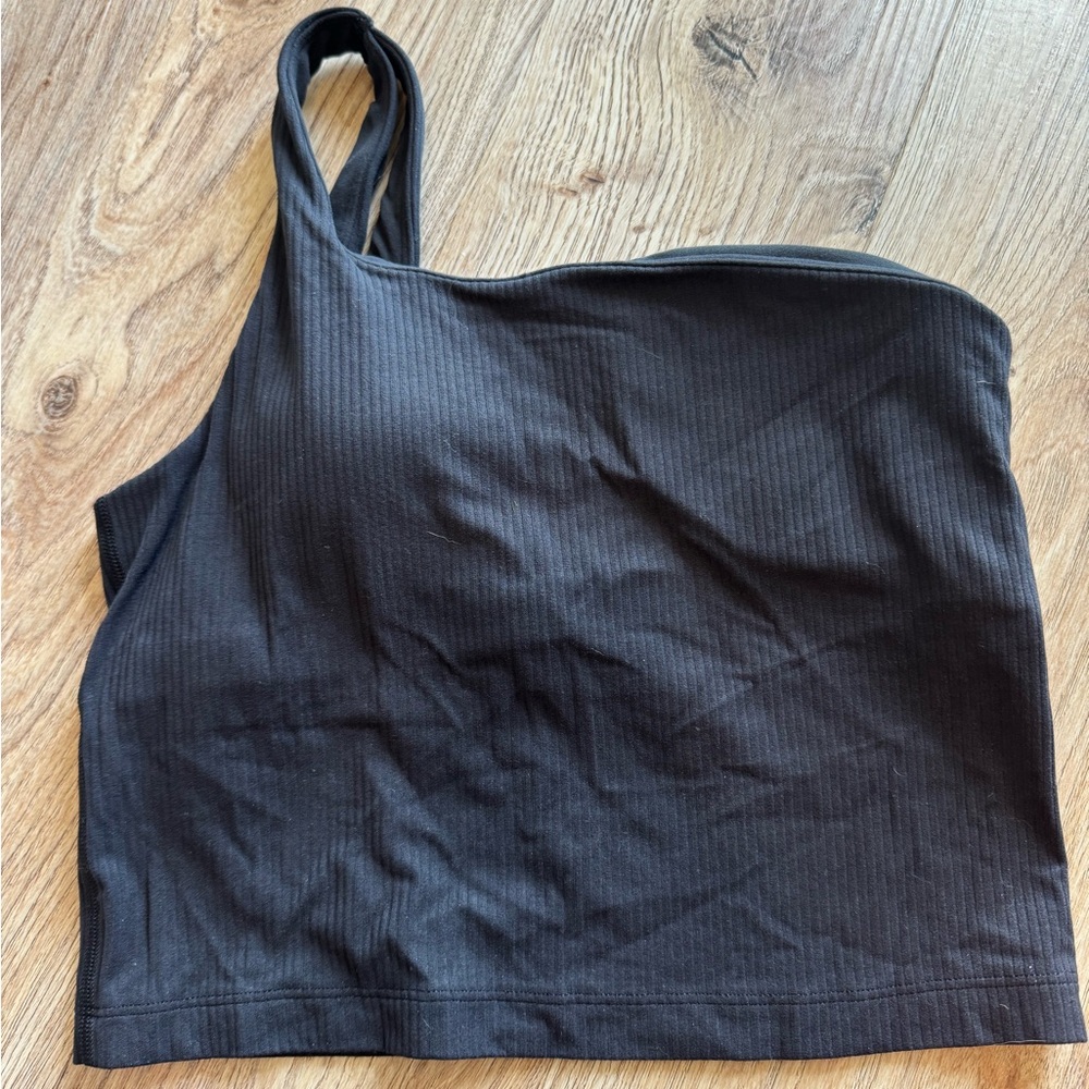 Lululemon Ribbed Nulu Asymmetrical Tank Top
